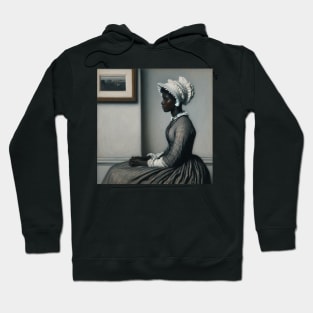 Whistler's Mother Reimagined: Empowering Black History Month Hoodie